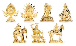 鍍金七政寶(四吋)