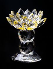 18瓣高腳水晶蓮花燭台