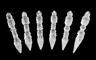 水晶3面普巴杵（一支）