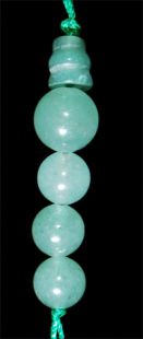東陵綠念珠頭+隔珠