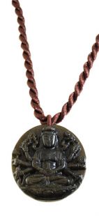 綠曜石準提佛母墜子