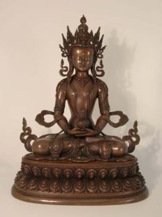 長壽佛紅銅19吋精工