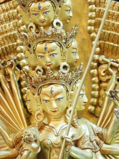 大白傘蓋佛母(全鎏金)