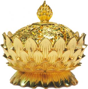 蓮花八吉祥香爐