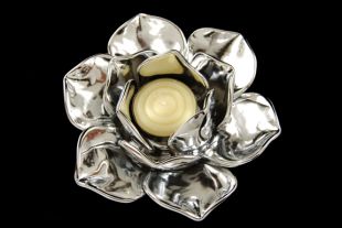 陶瓷蓮花燭台(大)