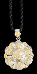 六字大明咒十字杵墬子