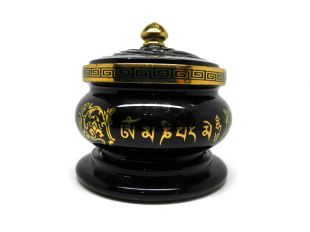 銅六字大明咒香爐