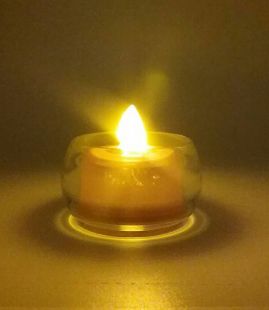 LED 燭燈(紅) 酥油燈