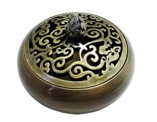 純銅香爐(直徑6.9公分)