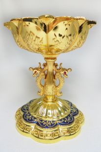 法郎八吉祥燭台-9cm(H)(2pcs.set)(不含蠟燭)