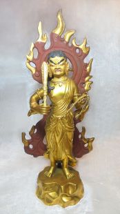 不動明王 (全鎏金29公分)