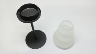 造型油燈燭台(白罩)