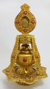 純銅精雕灌頂寶瓶