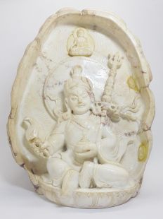 蓮花生大士(雪雲石精雕蓮師佛像)