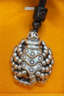 純銀擦擦 九頭8腳蠍子(99.9%)