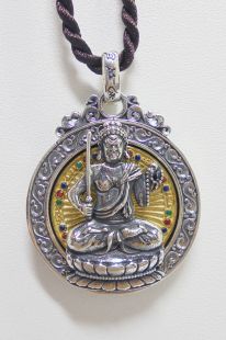 不動明王純銀隨身掛飾 (公克計價)