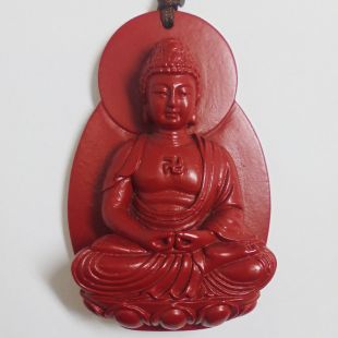 阿彌陀佛硃砂墜子