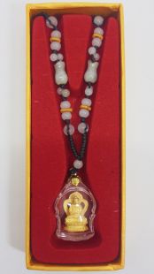 特價壓克力框鎏金佛像項鍊