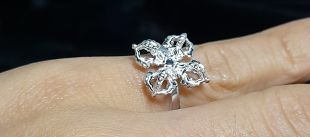 十字杵925純銀戒指