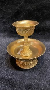 鍍金 護法供杯 ( L )