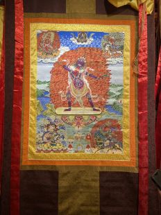 一髻佛母 ( 刺繡裱布版 )