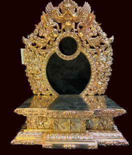 佛像底座 . 紅銅原色