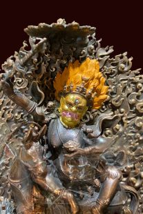 吉祥天母 古銅色 鎏金