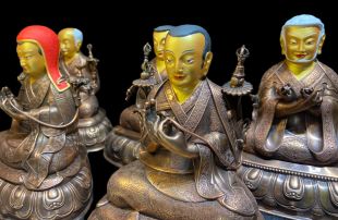 薩加五祖 紅銅/做舊/開臉