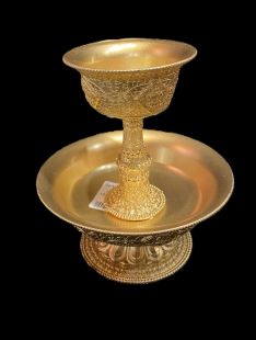 鍍金 護法供杯 ( S )