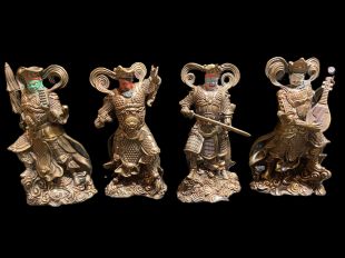 四大天王 紅銅做舊開臉