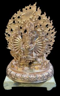 大威德金剛 紅銅本色