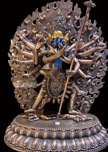 勝樂金剛 紅銅/做舊/開臉30cm