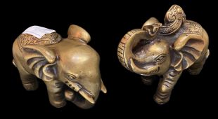 銅製神獸銅像 ( 大象 )