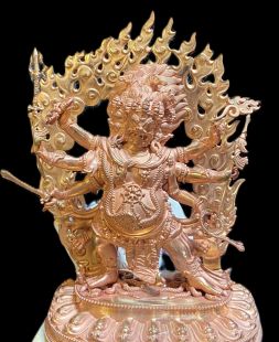 單身馬頭明王 紅銅本色