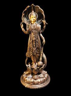 毗濕奴 紅銅做舊開臉