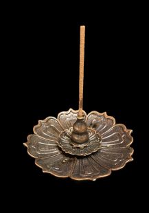 銅製 法蓮花立香盤 ( 多用途 )