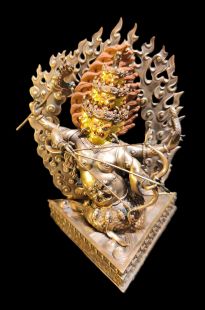 喇呼拉 護法神 (紅銅做舊 . 開臉 )