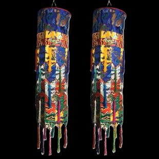 法幢12呎(六字大明咒八吉祥)