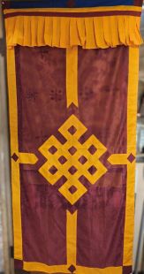 吉祥結 透孔門簾