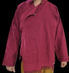 藏式 休閒前襟扣襯衫