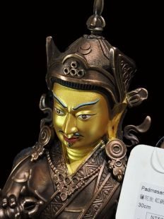 蓮花生 紅銅做舊開臉